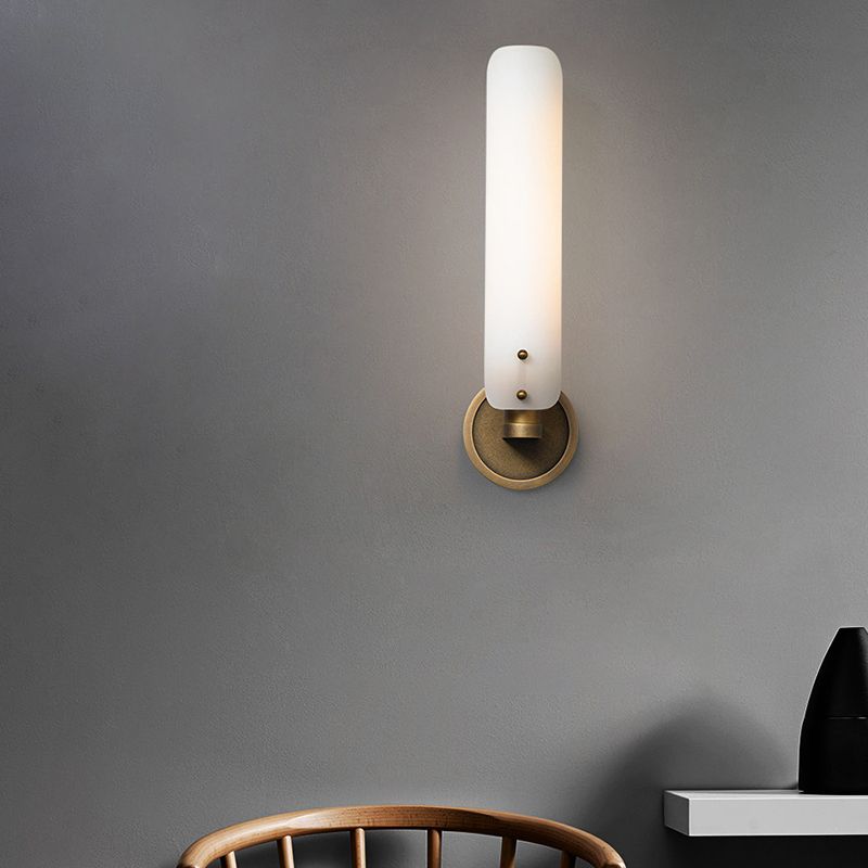 1 lampe de tête de chambre à coucher modernisme modernisme applique en laiton
