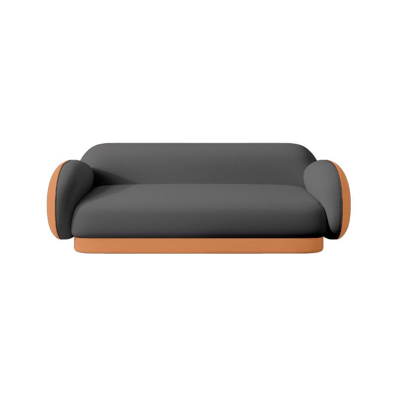 Modern Macaroon Sofa Pillow Top Arm Standard Tight Back Sofa for Apartment