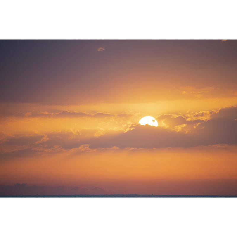 Minimalism Style Home Decor Sky Mural Customized Wall Covering for Living Room