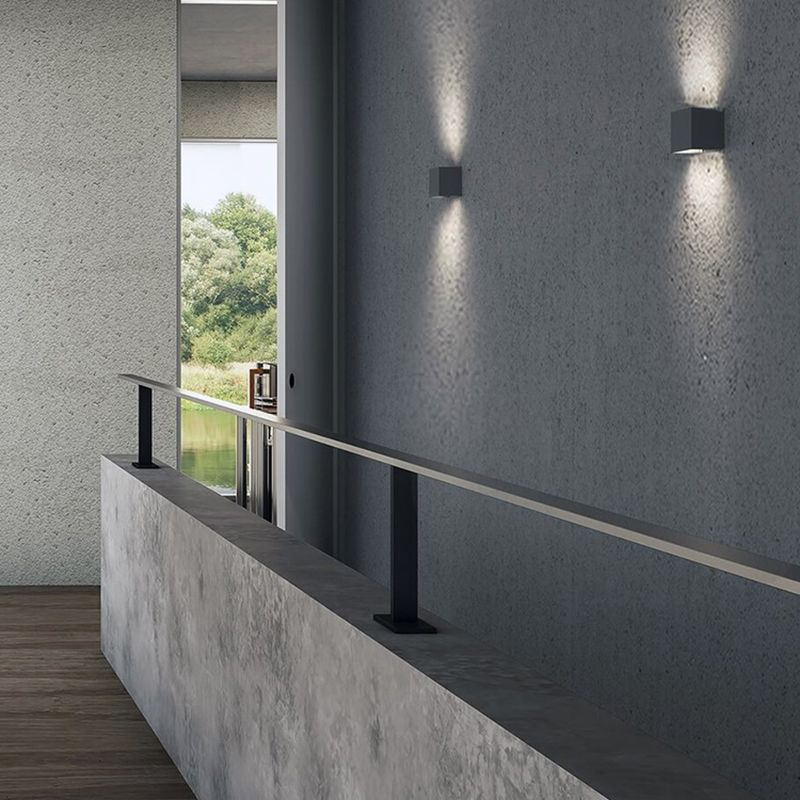 Moderner Stil Geometrischer Wandleuchten Beleuchtung Metall 2 Lichter Wandscheibe Leuchter