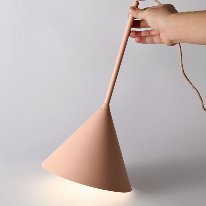 Unieke schaduw hangende verlichting moderne macaron -stijl hars 1 lichte hanglamp voor eetkamer