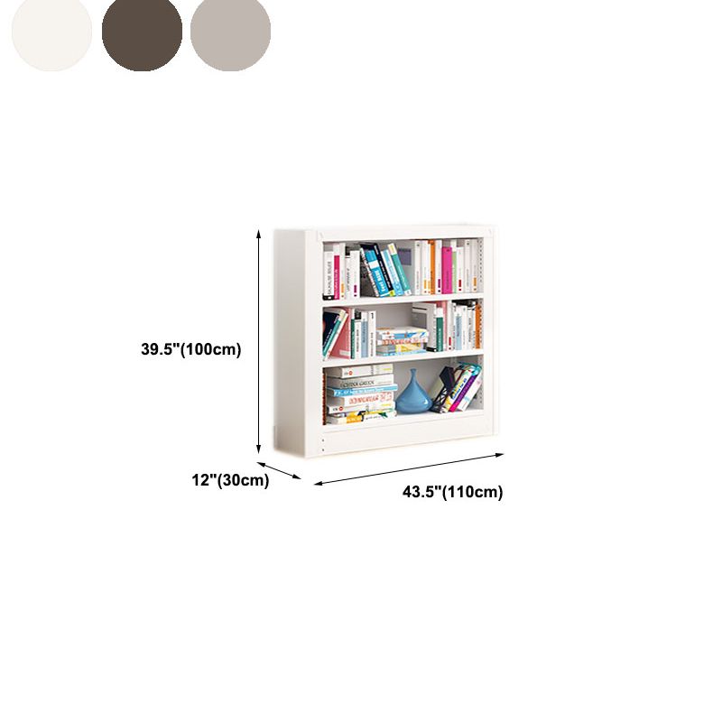 Open Metal Bookshelf Nordic Style Simple Rectangular Bookcase