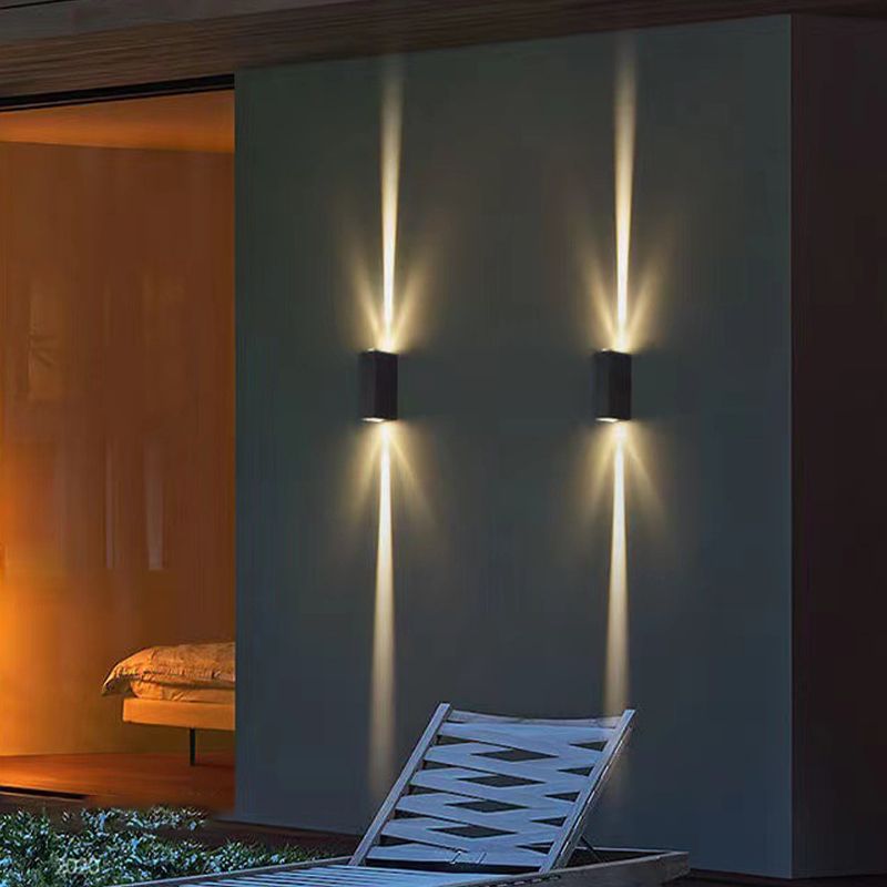 LED Wall Lamp Modern Style Wall Mount Lamp with Aluminum Shade for Bedroom