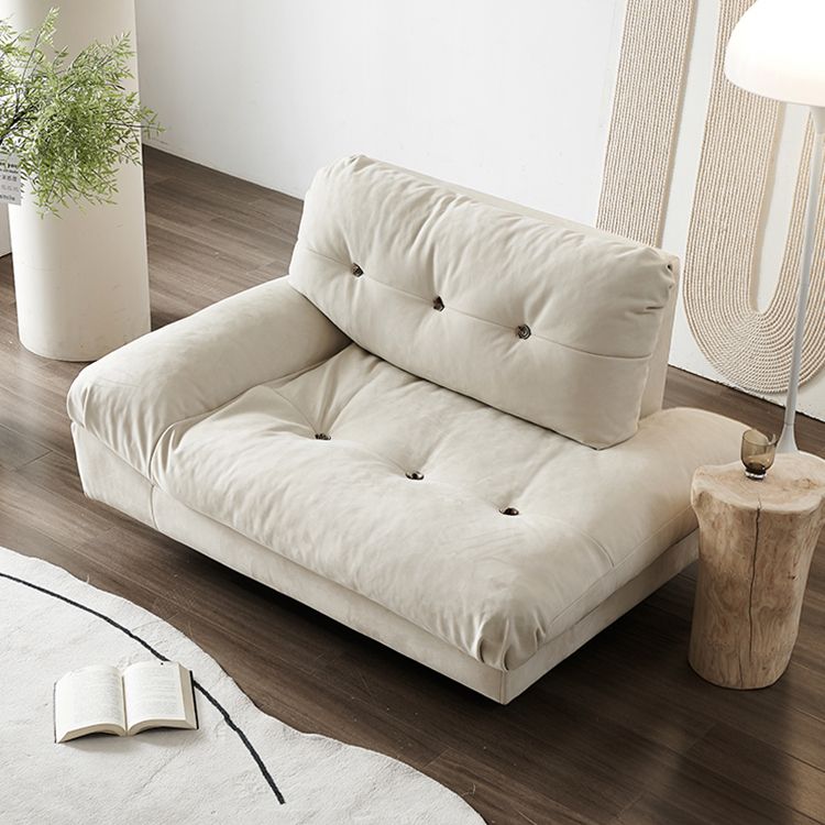 Modern Chaise Square Arms Chaise Lounge Couch for Living Room