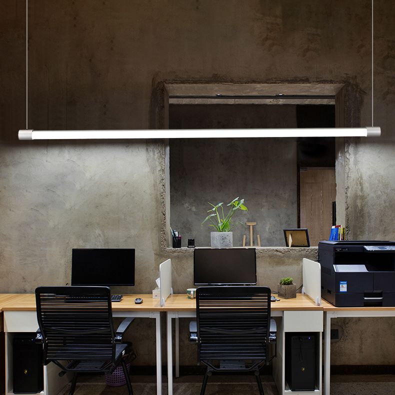 Linear Island Lighting Island Light Fixture Modern Pendant Light Acrylic