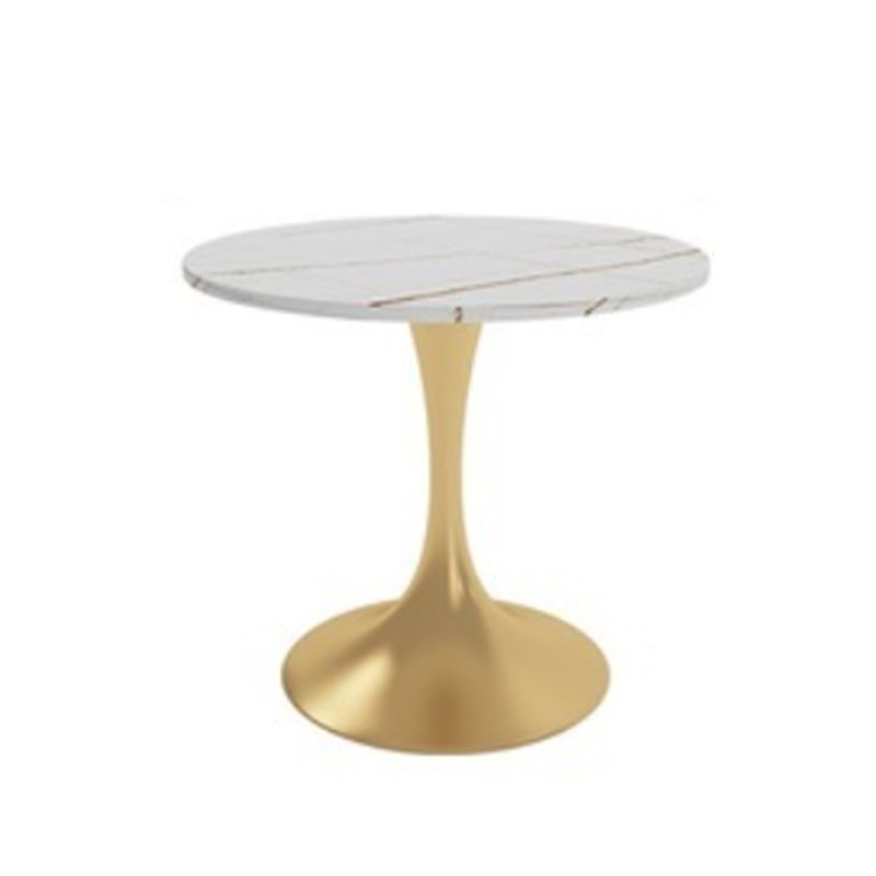 Nordic 1/3/5 Pieces Dining Set Round Stone Dining Table for Dining Room