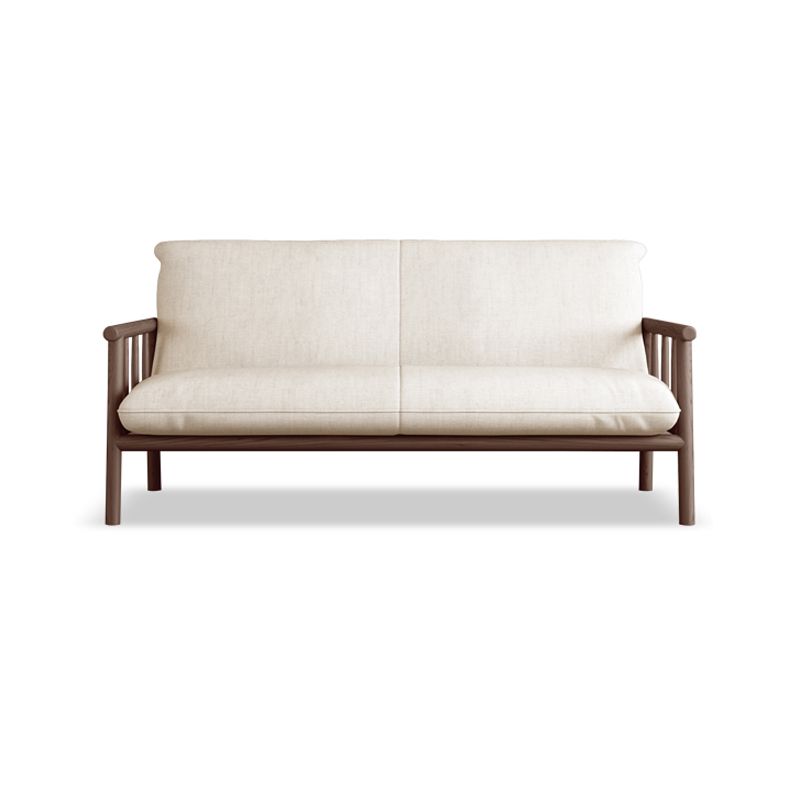 Modern Linen  Sofa 28.7"W Tight Back Sofa with Rolled Arm for Living Room