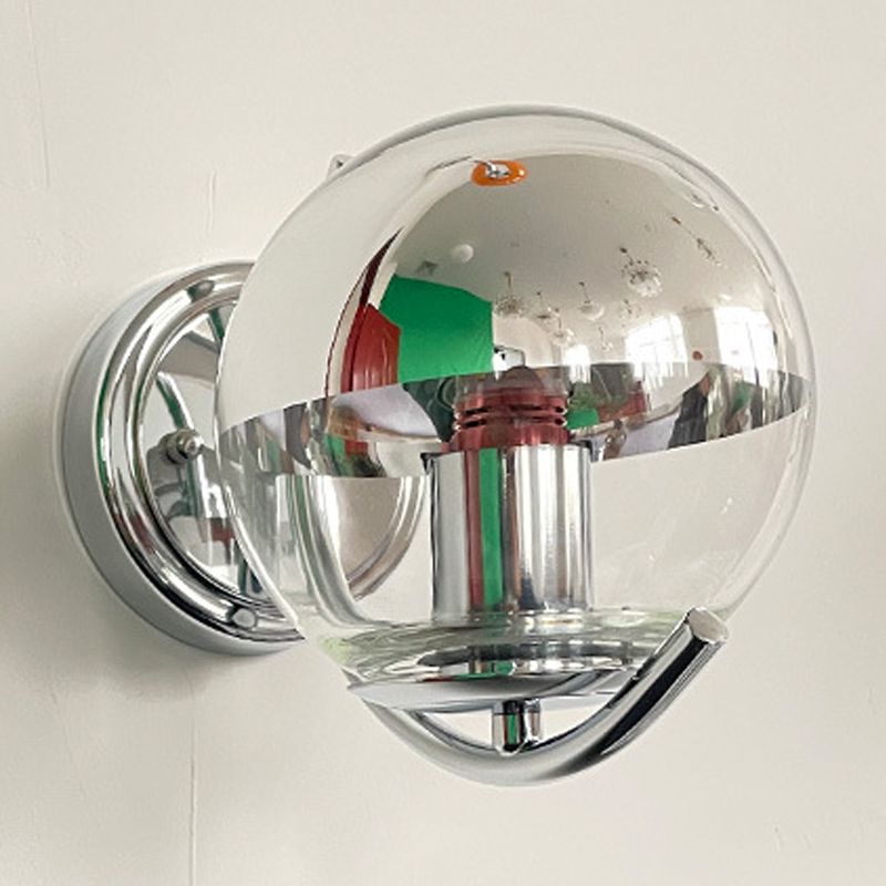 Kugelwandbeleuchtung Glasmalereien moderne Stil 1 Licht Wandmontage Leuchte