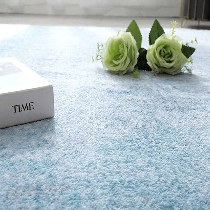 Weißer moderner Teppich Polyester Line Teppich Waschbar Teppich für Wohnzimmer