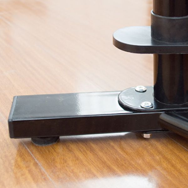 Contemporary Geometric Side End Table Metal Pedestal End Table