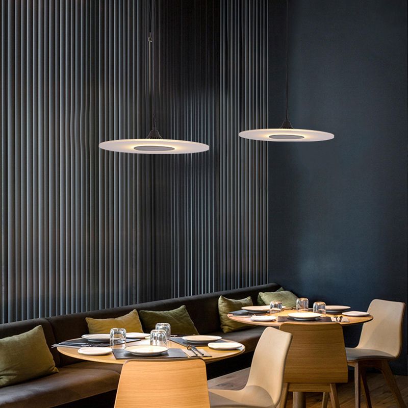 Acrylgericht Hängende Lampe moderner einfacher Anhänger für Wohnzimmer Esszimmer