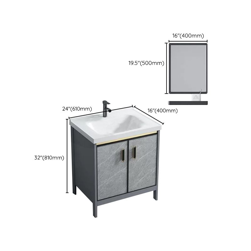 Modern Bathroom Sink Vanity Freestanding Faucet Included Bathroom Vanity Set