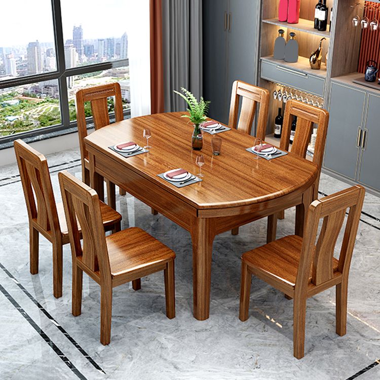 Dining Room Traditional Dinner Table Walnut Round Dining Table