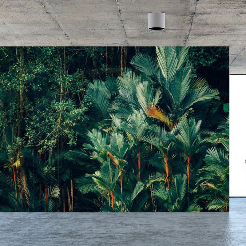 Foliage Mural Decal Tropical Ornamental Girls Bedroom Wall Covering, Personalize