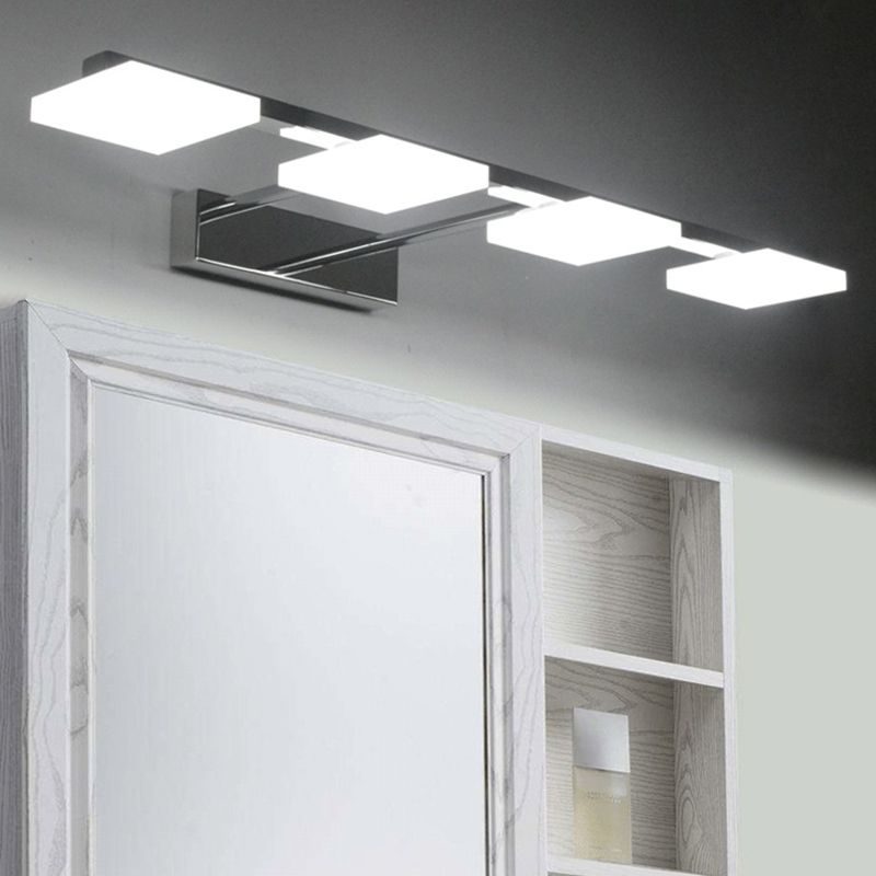 Squadre di metallo Apparecchio di illuminazione da parete semplice lampada con applique a parete a LED