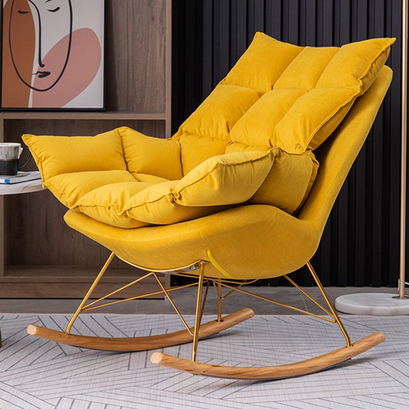 Single Lazy Sofa Rocking Chair Indoor Rocking Chair for Bedroom