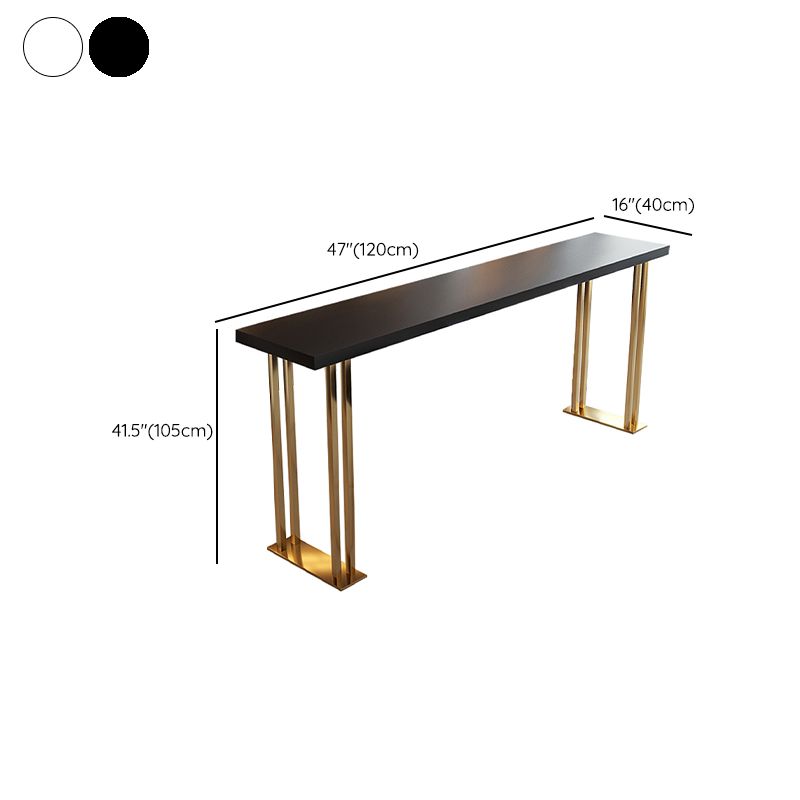 Indoor Contemporary Bar Dining Table Rectangle Wooden Bar Table