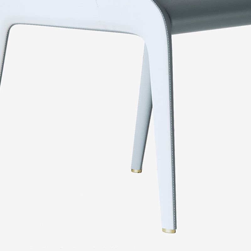 Open Back Side Dining Chairs Modern Upholstered Dining Accent Chair