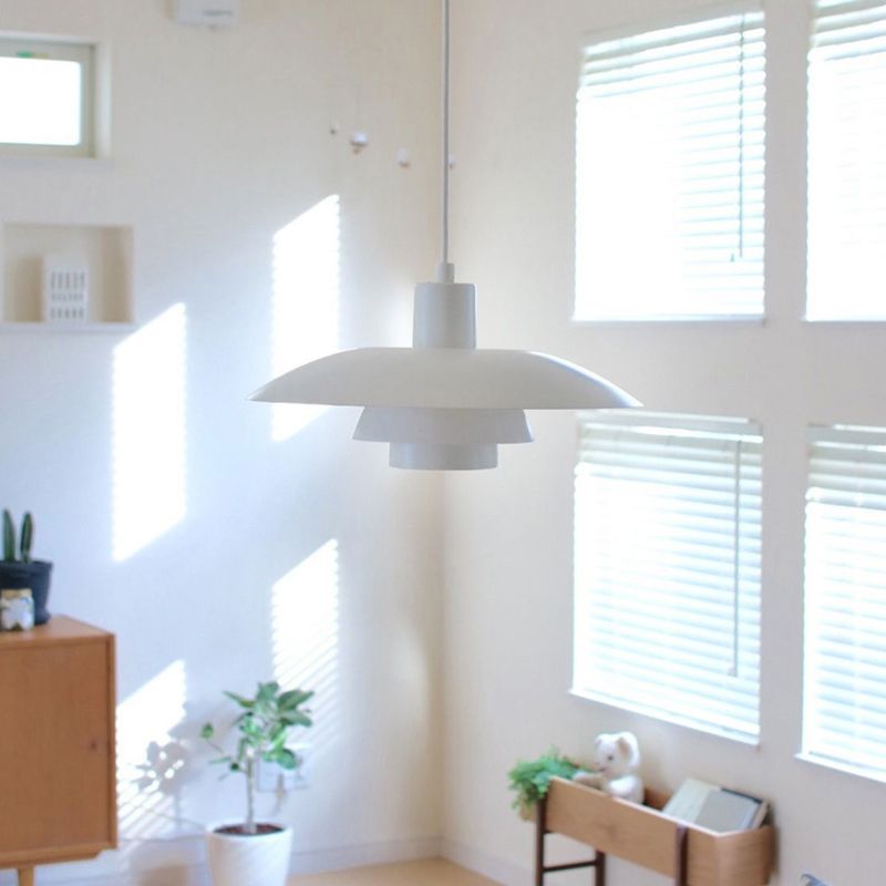 1 Light Metal Hanging Light Modern Style Pendant Light for Dining Room Kitchen