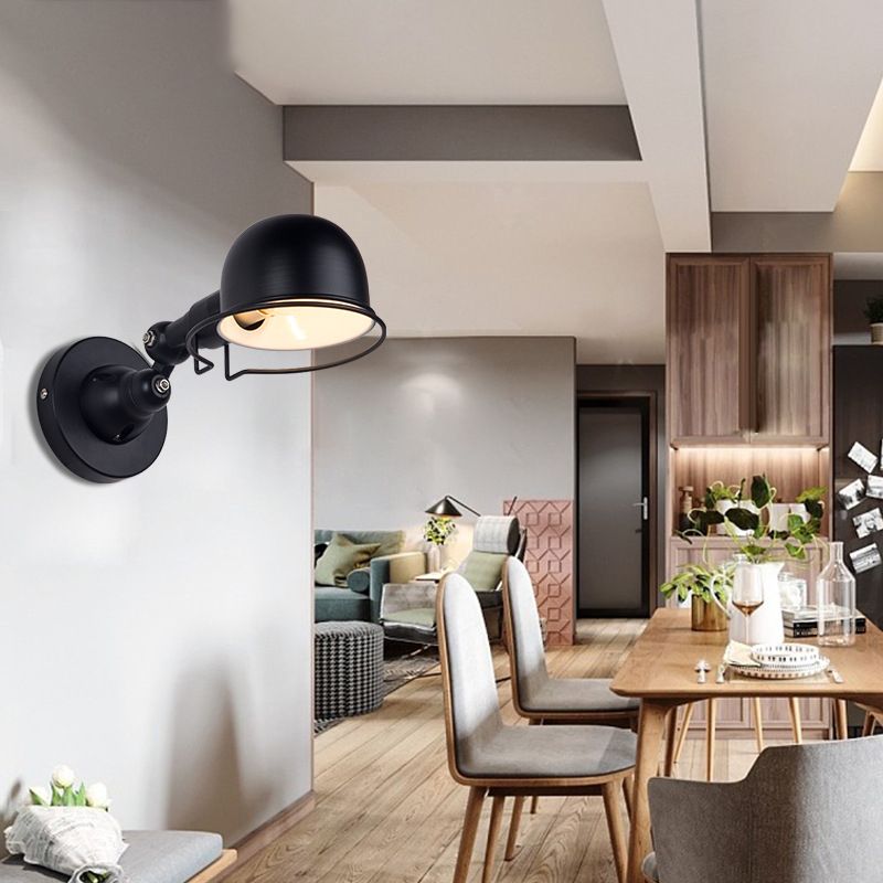 Moderne Eisenwandleuchten mit einer Glühbirne einstellbare Wandleuchte für den Untersuchungsraum