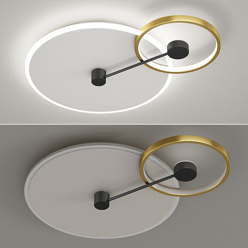 Geometrische inbouwverlichtingsarmaturen Eenvoud Acryl plafondverlichtingsarmaturen voor slaapkamer