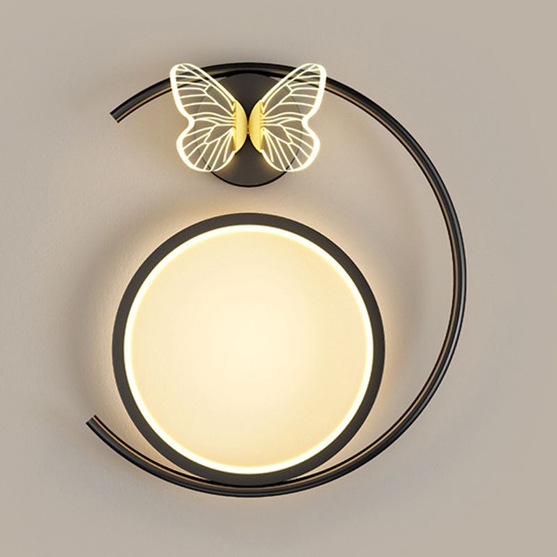 Modern Simple Wall Mount Light LED Wall Sconce Light with Acrylic Shade for Bedroom