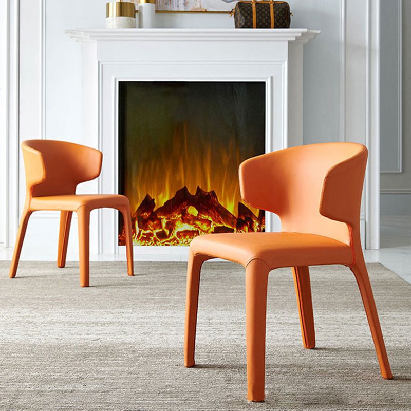 Contemporary Chair Dining Chairs with Metal Legs for Kitchen