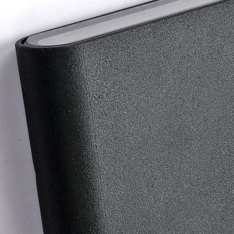 Aluminum Rectangle Shade Wall Lights Modern Style 1 Head Wall Mount Fixture for Outdoor Wall