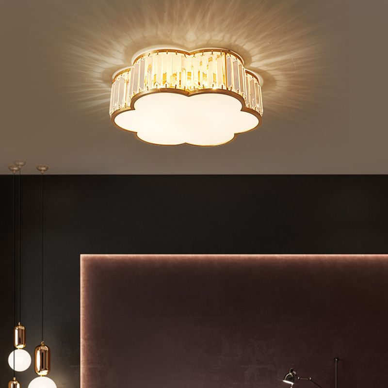 Accesorios de luz de techo de cristal minimalistas de iluminación de techo de cristal para Hallway