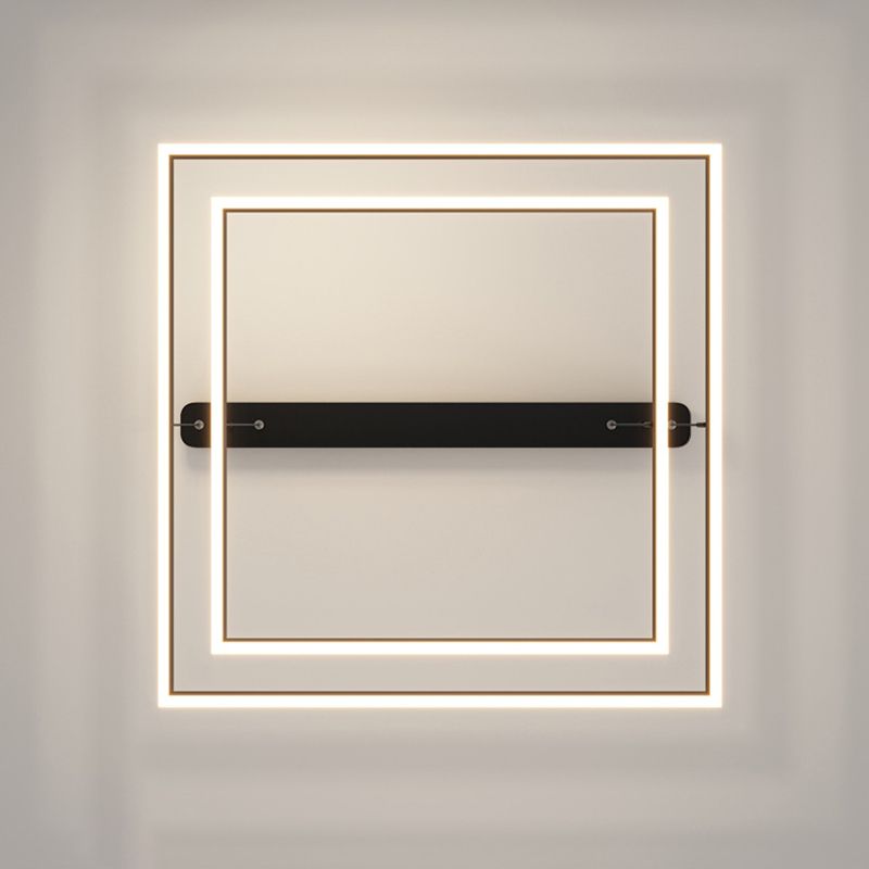 Luz de iluminación colgante cuadrado moderno kit de luz colgante de metal