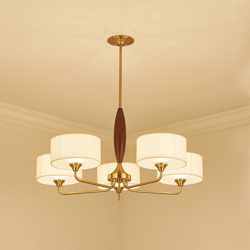 Tissu tambour lustre minimalisme minimalisme salon