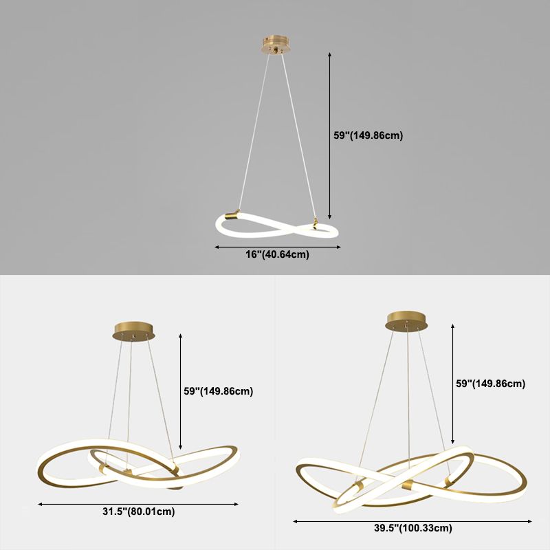 Luz simple característica de lujo de estilo simple lámpara led lámpara de lámpara para comedor para comedor