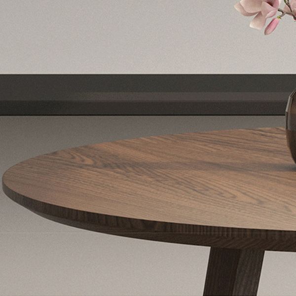 1/2/3/5 PCs Holz moderner Esstisch Set mit runden Tisch- und Holzstühlen Esset Set