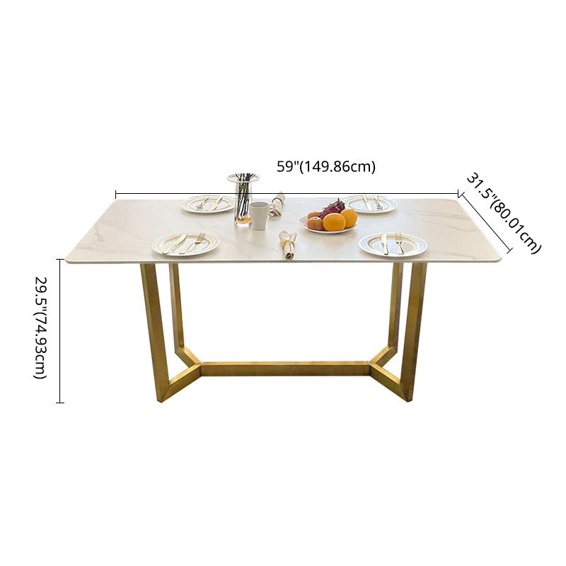 Ensemble de salle à manger Nordic Rectangle Table à manger