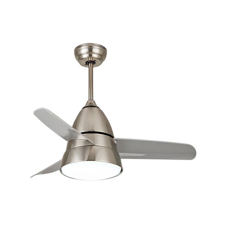 LED LED de 36 "LED PROSSIBLE PRINCIPAGE LAMPE Classic acrylique Conine à montage semi-flush Lumière avec 3 lames