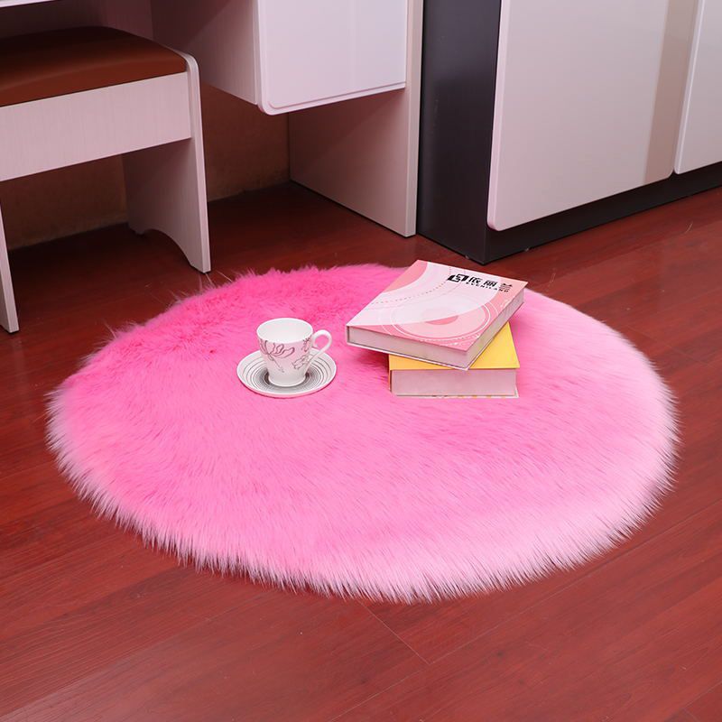 Chapage de couleur de couleur unis en peluche moderne blanc