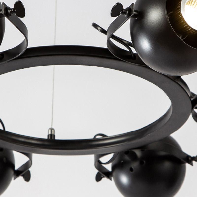 Assayements d'éclairage rond Postmodern Chandelier pour salle à manger du salon