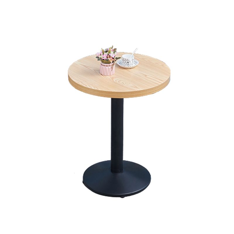 29.53" Tall Contemporary Style Coffee Cocktail Table Metal Pedestal Coffee Table