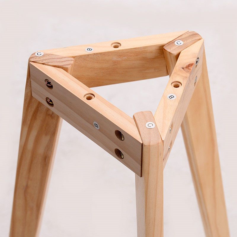 23.62 Inch Wide Scandinavian Sofa Side Accent Table 3 Legs Round Side End Table