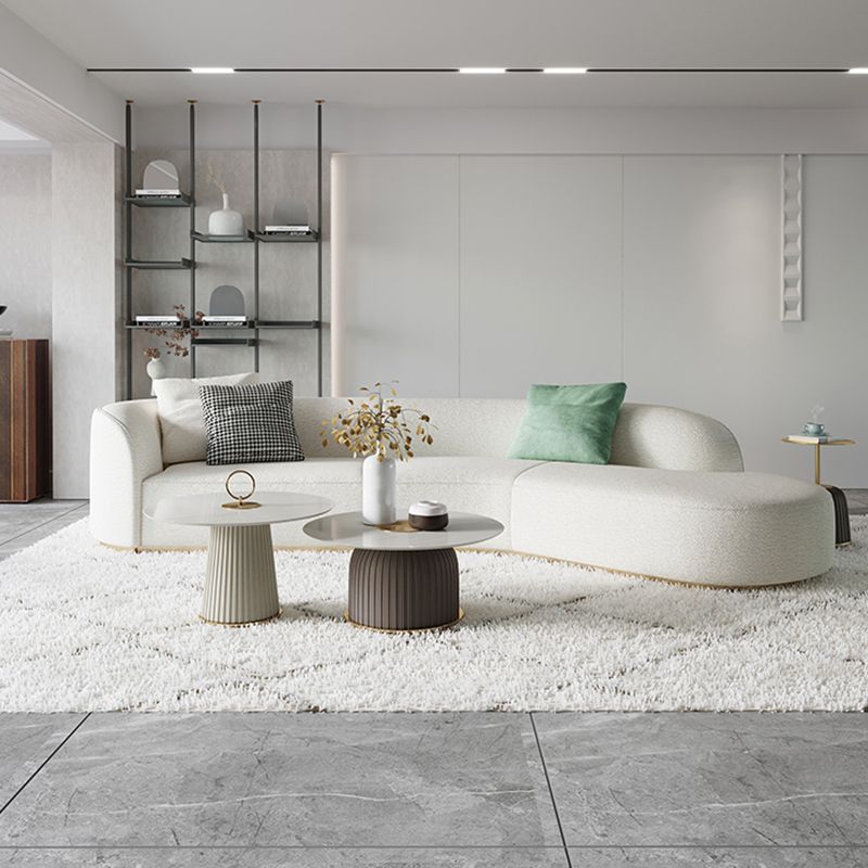 Divano posteriore a miscela in poliestere ultramoderna 27,56 "di divano ad alto smoking