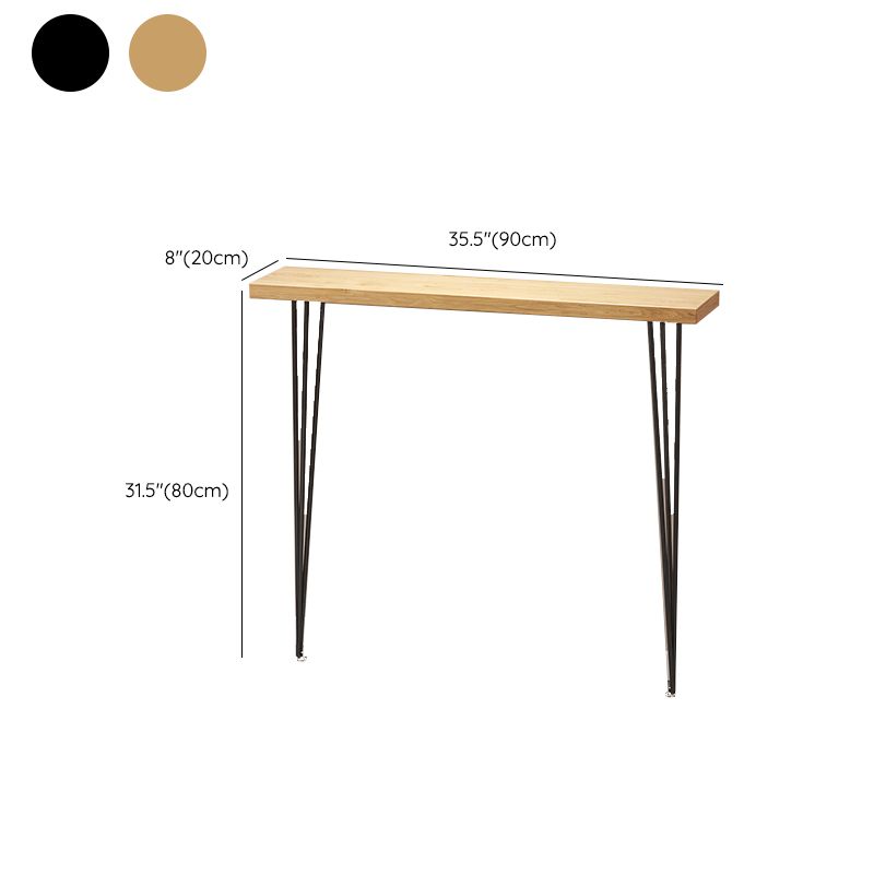 Rectangle Shape Contemporary Console Table Natural Console Sofa Table
