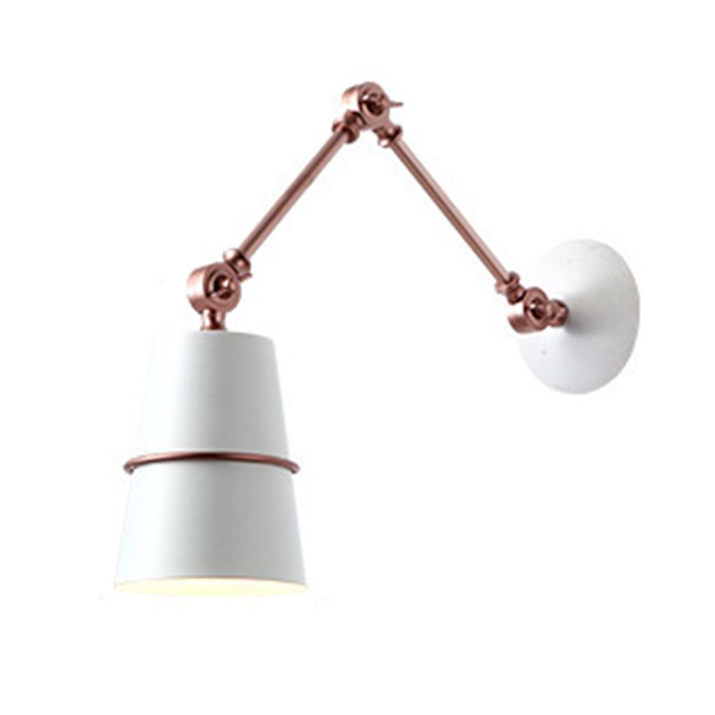 Armed Wall Lighting Modern Metal 1 Light Rustic Wall Sconces for Bedroom