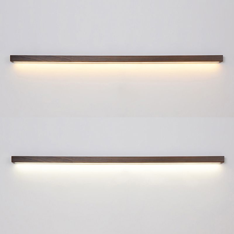 Modern Wall Light Fixture Simple Wooden LED Wall Light Sconce for Bedroom