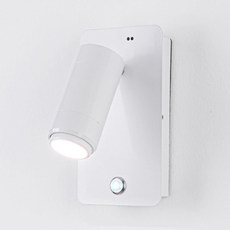 Modern Geometric Shape Wall Sconce Reading Wall Light with Acrylic Shade for Bedroom
