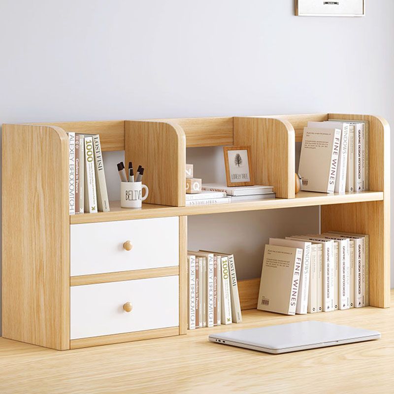 Modern Style Bookcase Open Back Horizontal Shelf Bookcase for Home Office