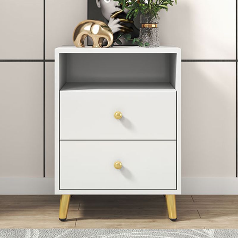 Contemporary 21.6"/35.4"Tall Accent Chest Rectangle Wood Chest with Drawers