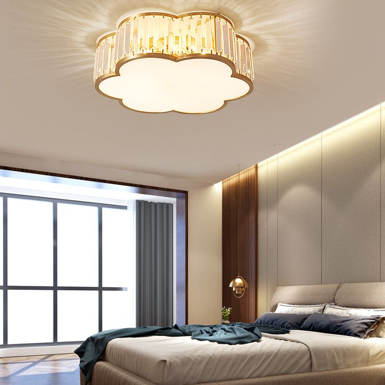 Accesorios de luz de techo de cristal minimalistas de iluminación de techo de cristal para Hallway