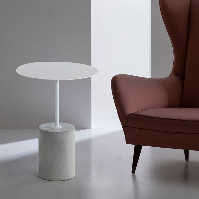 Nordic Style Cocktail Table Stainless Steel Table Round Coffee Table