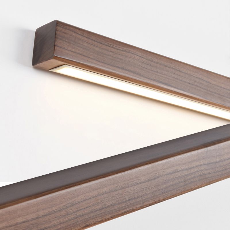 Living Room Wall Sconce Modern Wood Led Simple Wall Mounted Light Fixture