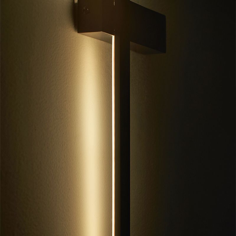 Contemporary Metal Wall Lighting Ideas Black Wall Lamp for Living Room